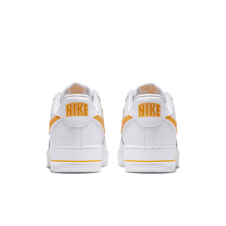 Nike Air Force 1 Low White University Gold Angle 3