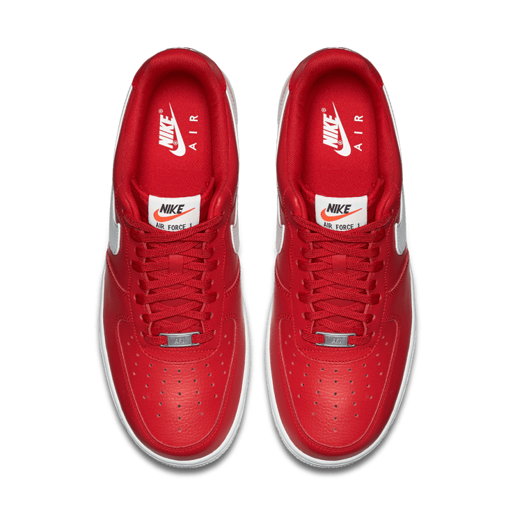 Nike Air Force 1 Low University Red White Angle 1