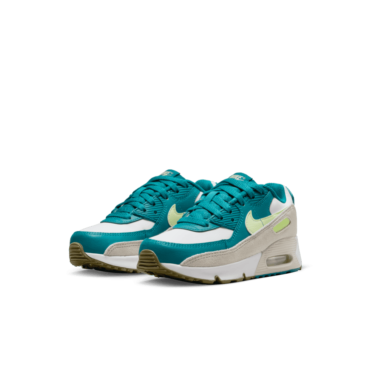 Nike Air Max 90 Leather 'Bright Spruce Barely Volt' (PS) Angle 2