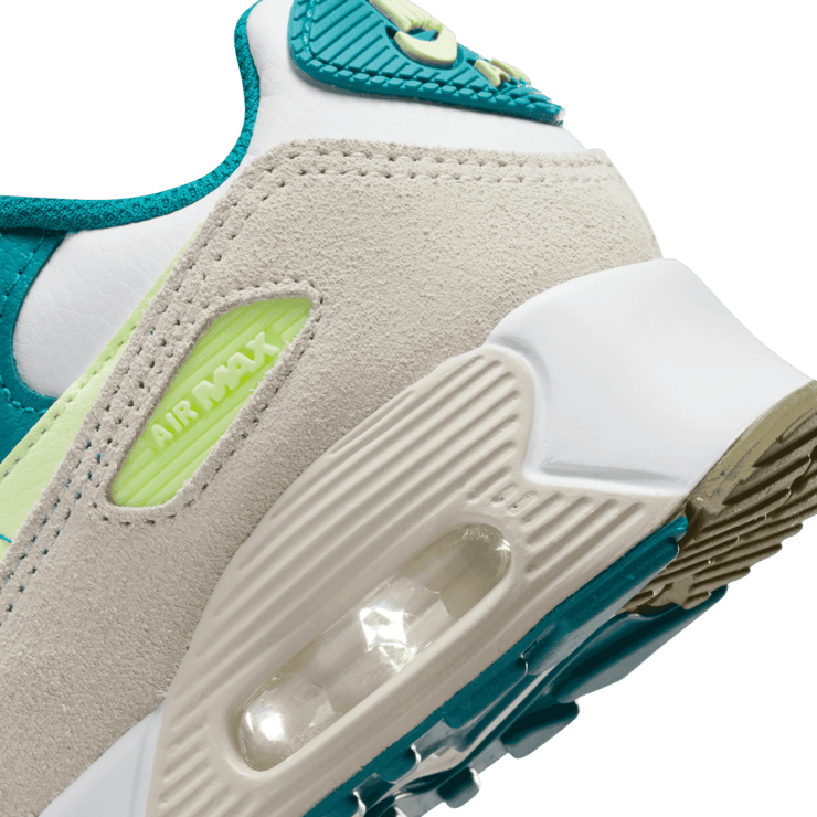 Nike Air Max 90 Leather 'Bright Spruce Barely Volt' (PS) Angle 5