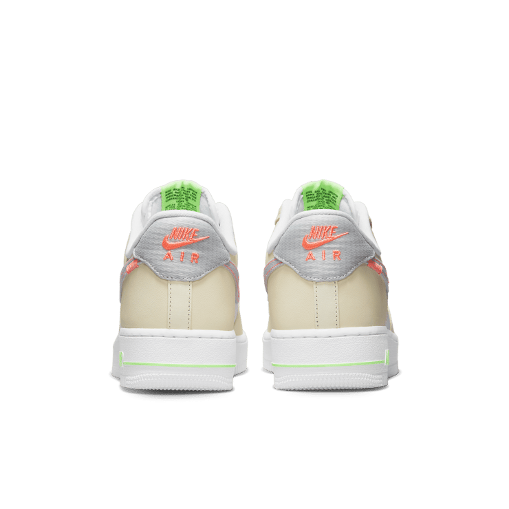 Nike Air Force 1 Low Sail Grey Neon Angle 3