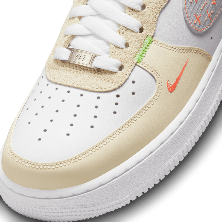 Nike Air Force 1 Low Sail Grey Neon Angle 4