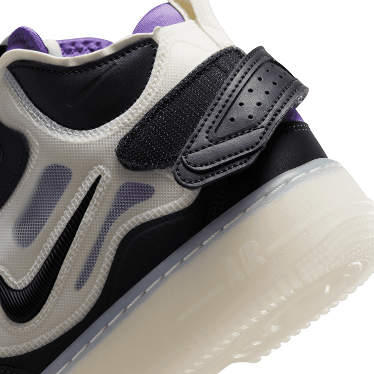 Nike Air Force 1 Mid React Off Noir Action Grape Angle 5