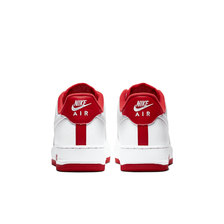 Nike Air Force 1 Low White University Red Angle 3