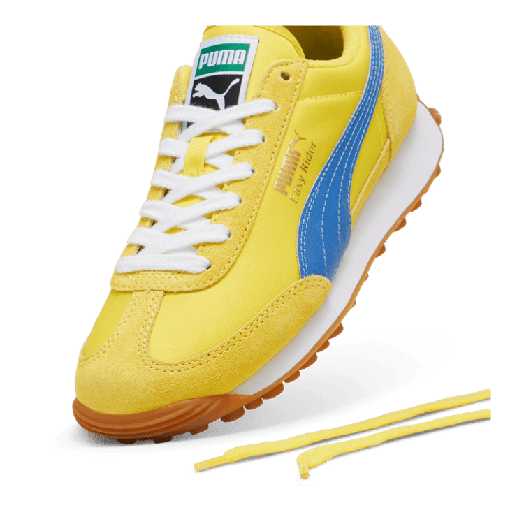 Puma Easy Rider Vintage Big Kid 'Speed Yellow Bluemazing' Angle 2