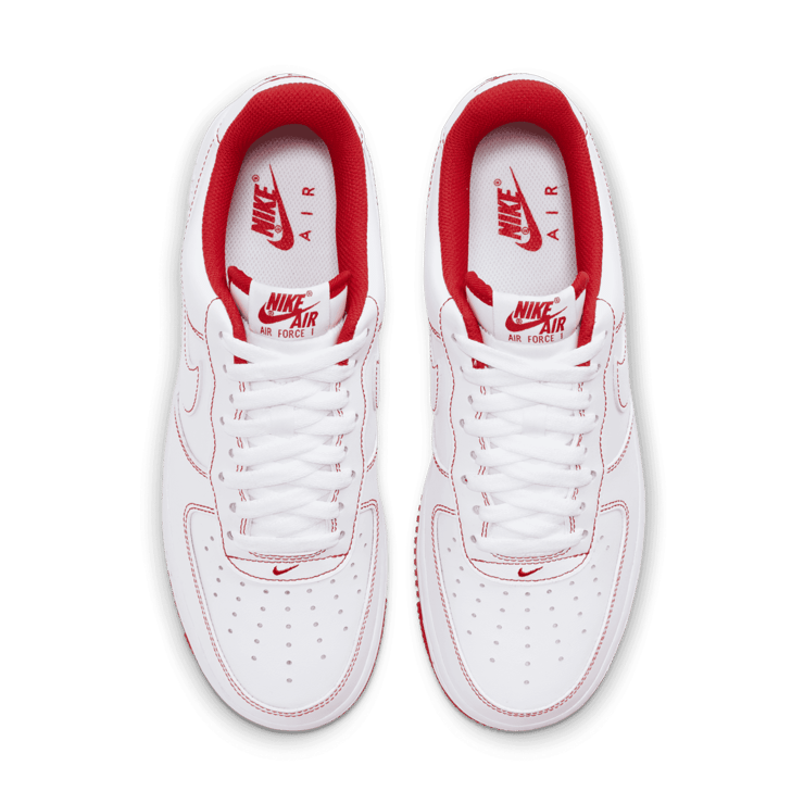 Nike Air Force 1 Low '07 White University Red Angle 1