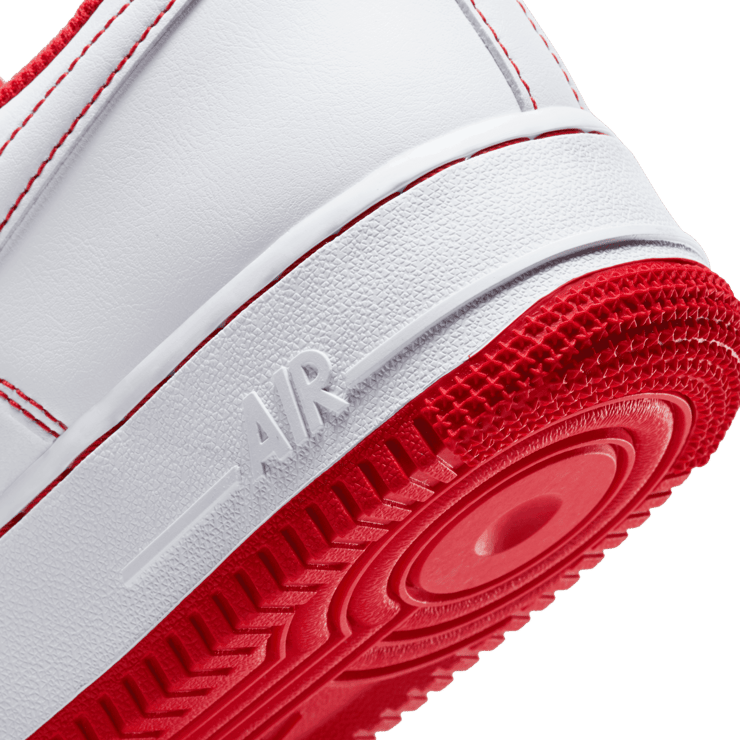 Nike Air Force 1 Low '07 White University Red Angle 5