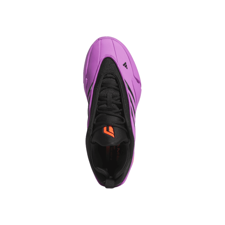 adidas Dame 9 Purple Burst Angle 0