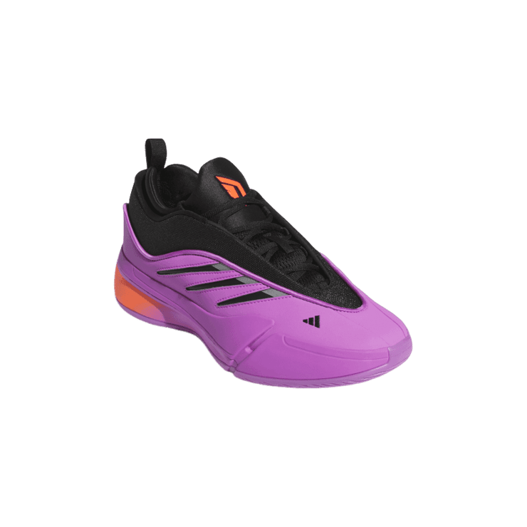 adidas Dame 9 Purple Burst Angle 2