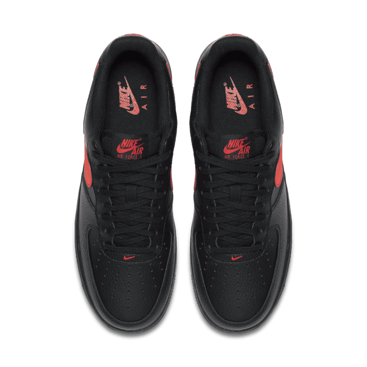 Nike Air Force 1 Low Black University Red Angle 1