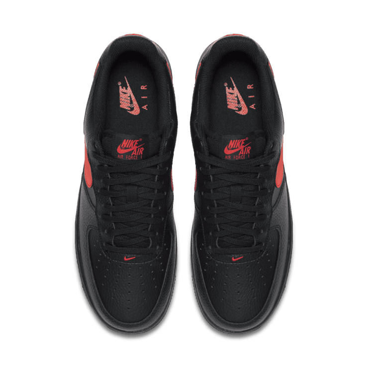 Nike Air Force 1 Low Black University Red Angle 1