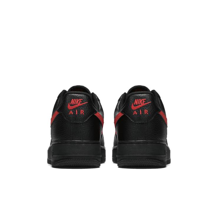 Nike Air Force 1 Low Black University Red Angle 3