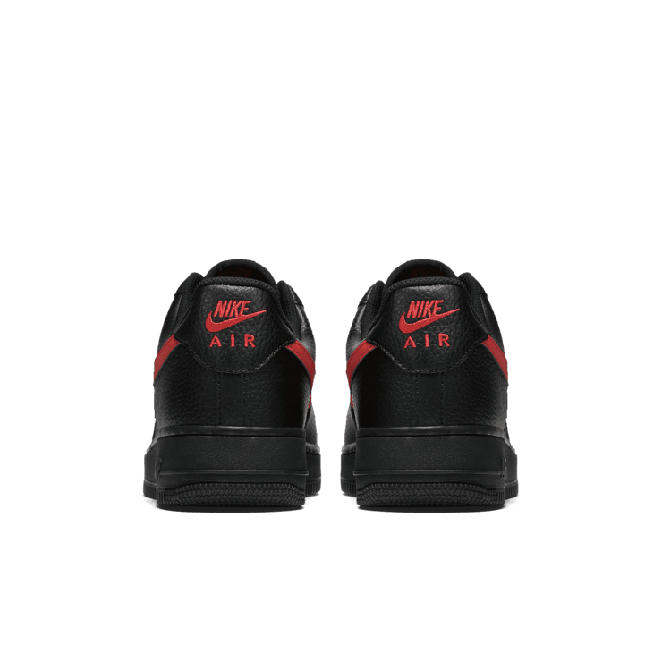 Nike Air Force 1 Low Black University Red Angle 3