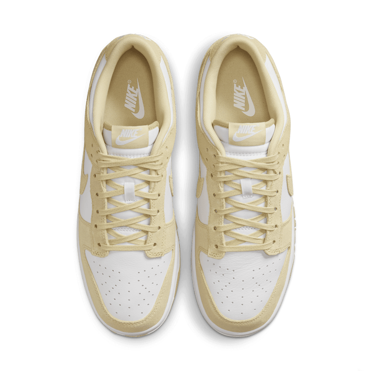 Nike Dunk Low Team Gold Suede Angle 1