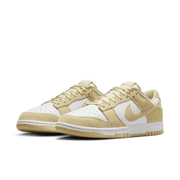 Nike Dunk Low Team Gold Suede Angle 2