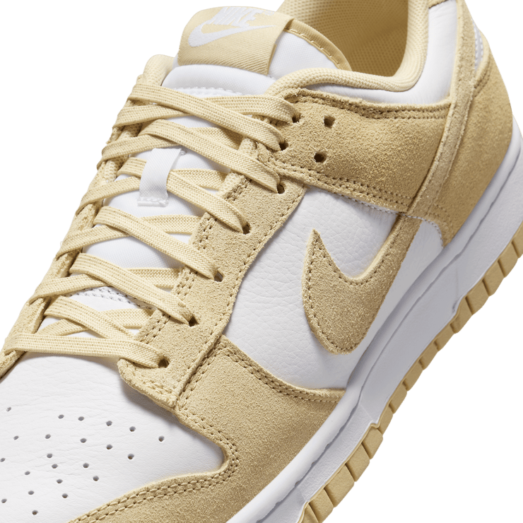 Nike Dunk Low Team Gold Suede Angle 4