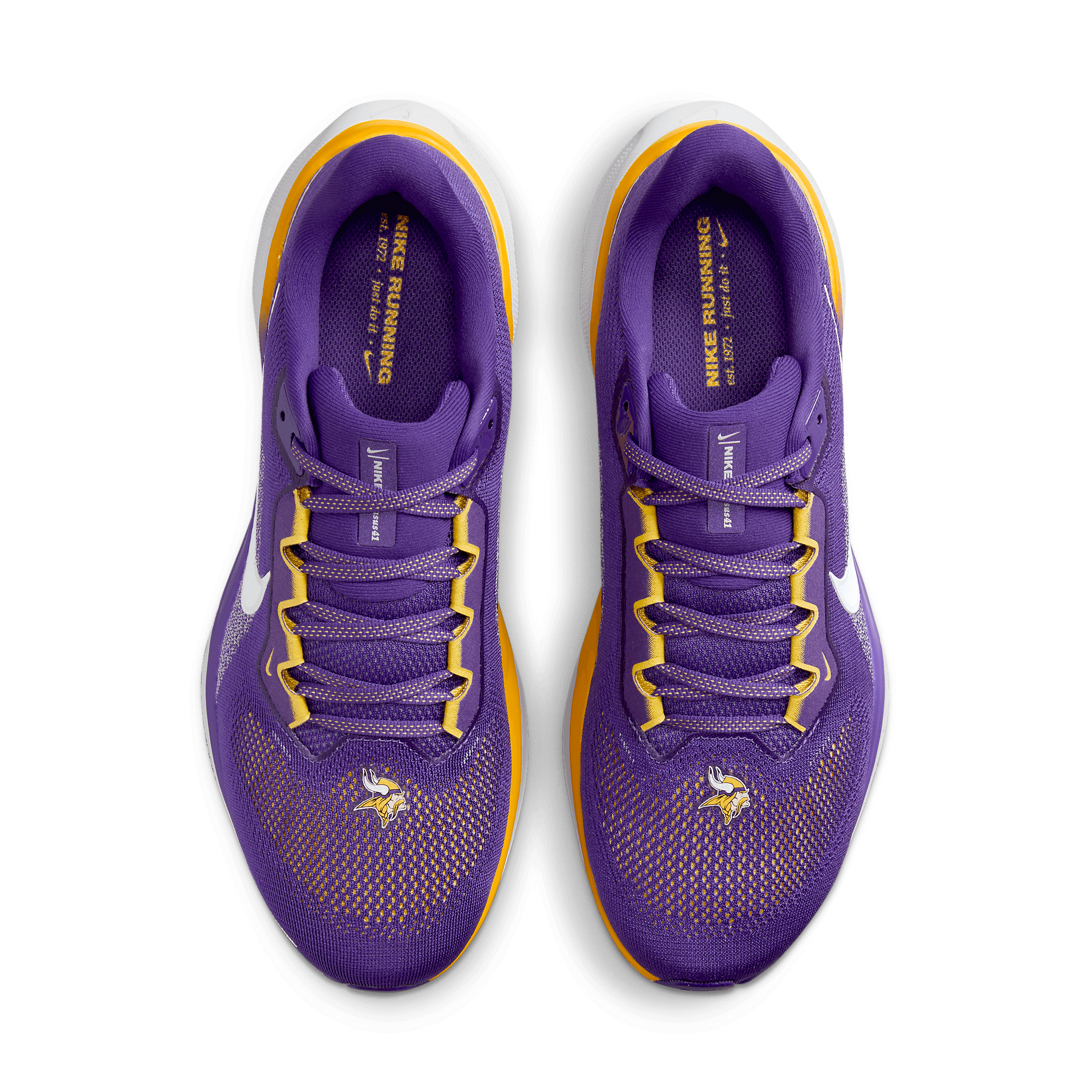 nike air zoom pegasus 36 in vikings purple and gold