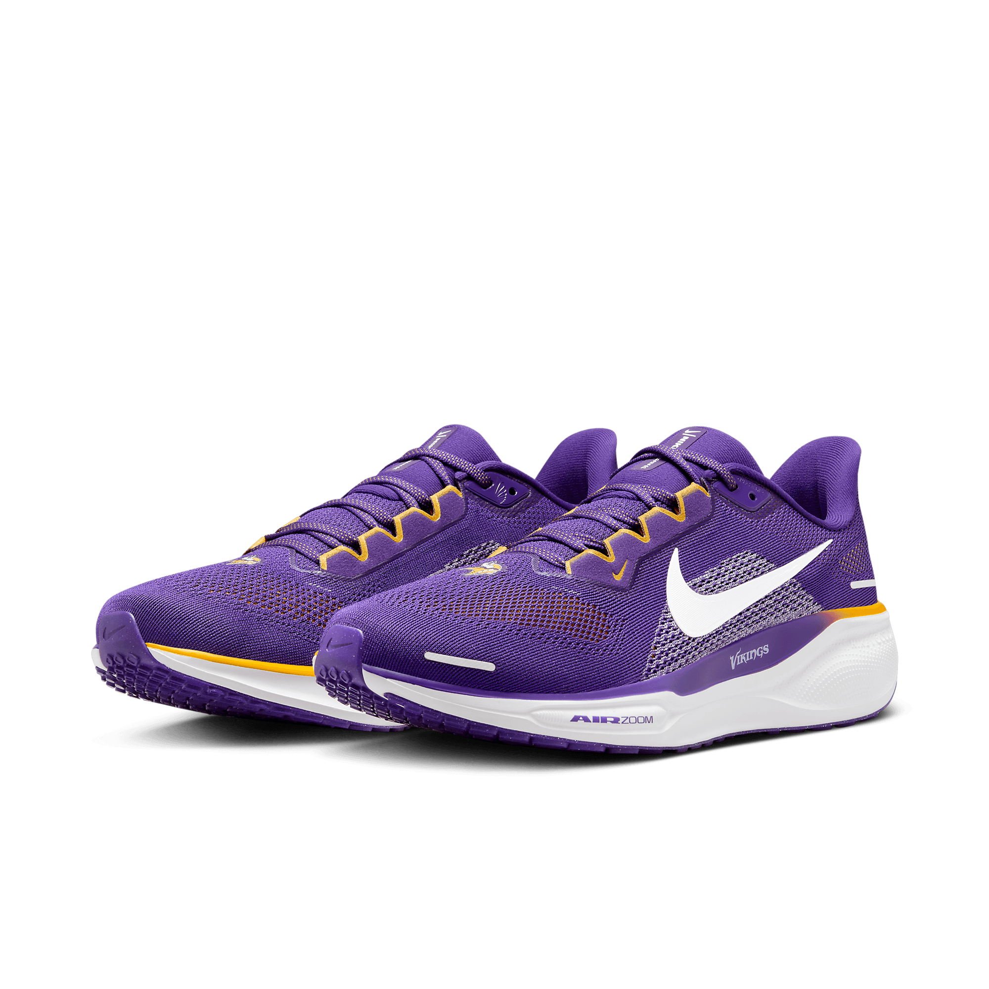 nike air zoom pegasus 36 in vikings purple and gold