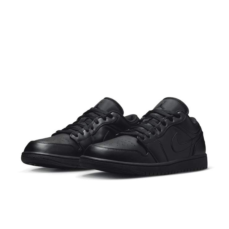 Jordan 1 Low Triple Black Angle 3