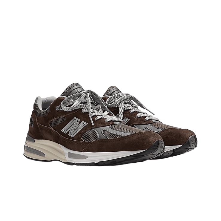 New Balance 991v2 Made in UK Pinecone Angle 2