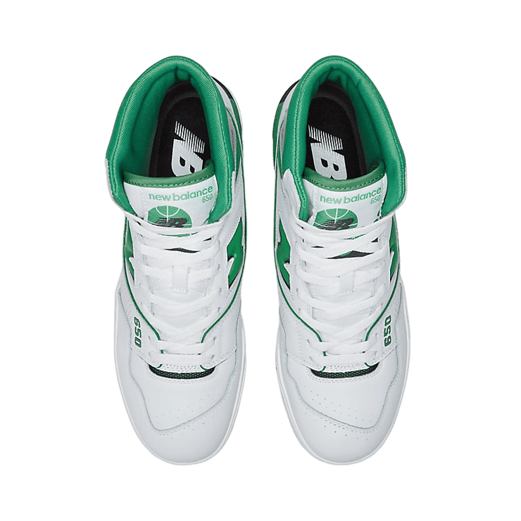 New Balance 650 White Green Angle 1