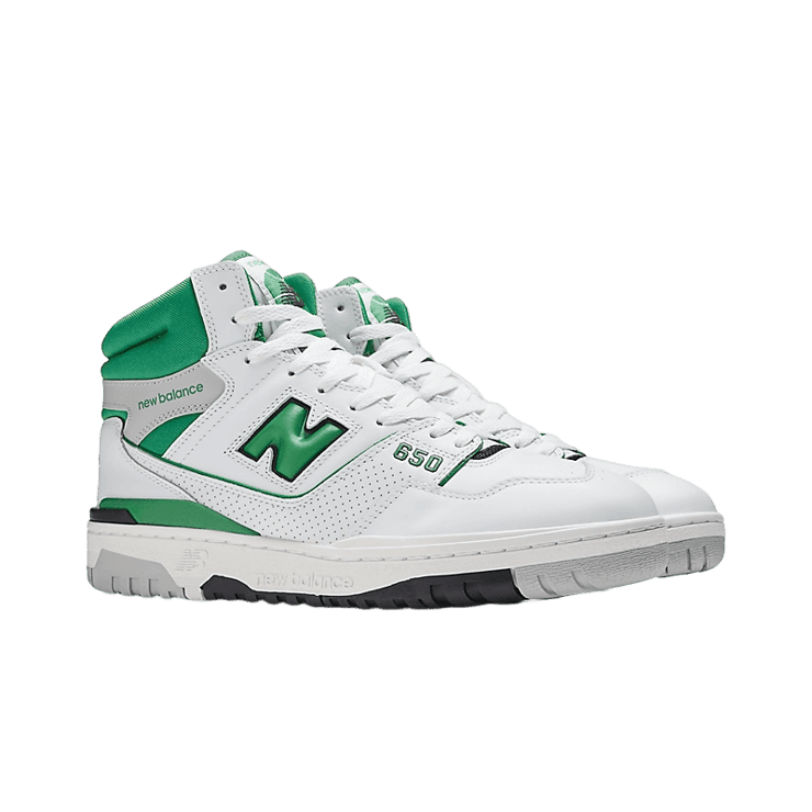 New Balance 650 White Green Angle 2