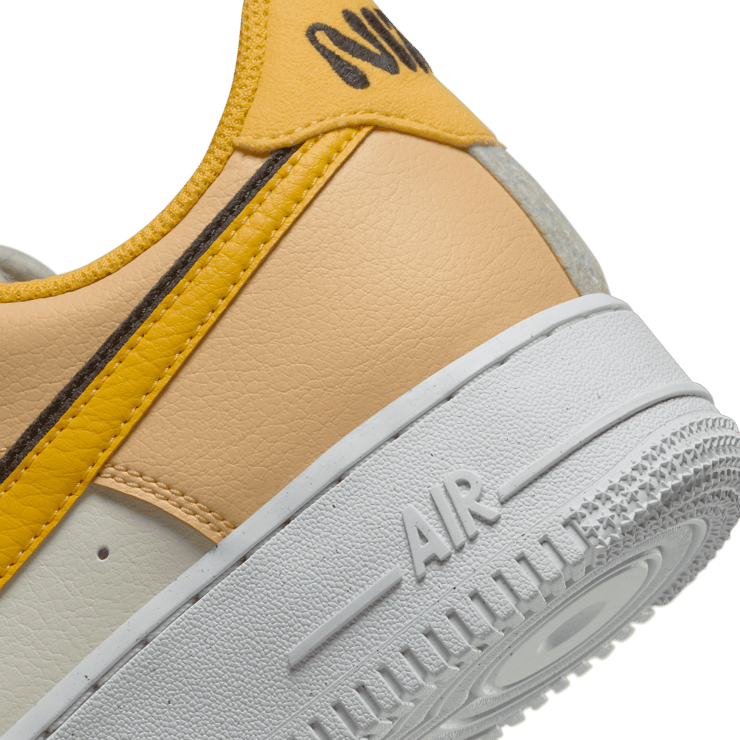 Nike Air Force 1 Low 82 Tan White Yellow Angle 5