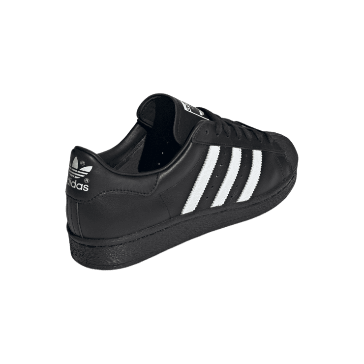 adidas Superstar 82 Core Black Cloud White Angle 3