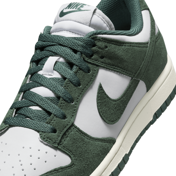 Nike Dunk Low Suede Photon Dust Vintage Green (W) Angle 4
