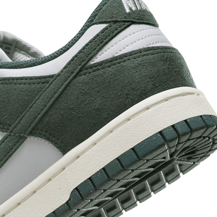 Nike Dunk Low Suede Photon Dust Vintage Green (W) Angle 5