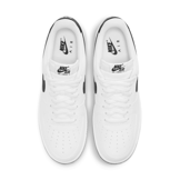 Nike Air Force 1 Low '07 White Black Pebbled Leather Angle 3