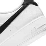 Nike Air Force 1 Low '07 White Black Pebbled Leather Angle 7
