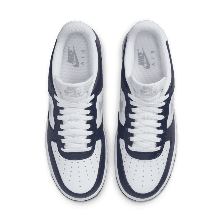 Nike Air Force 1 Low White Navy Grey Angle 1