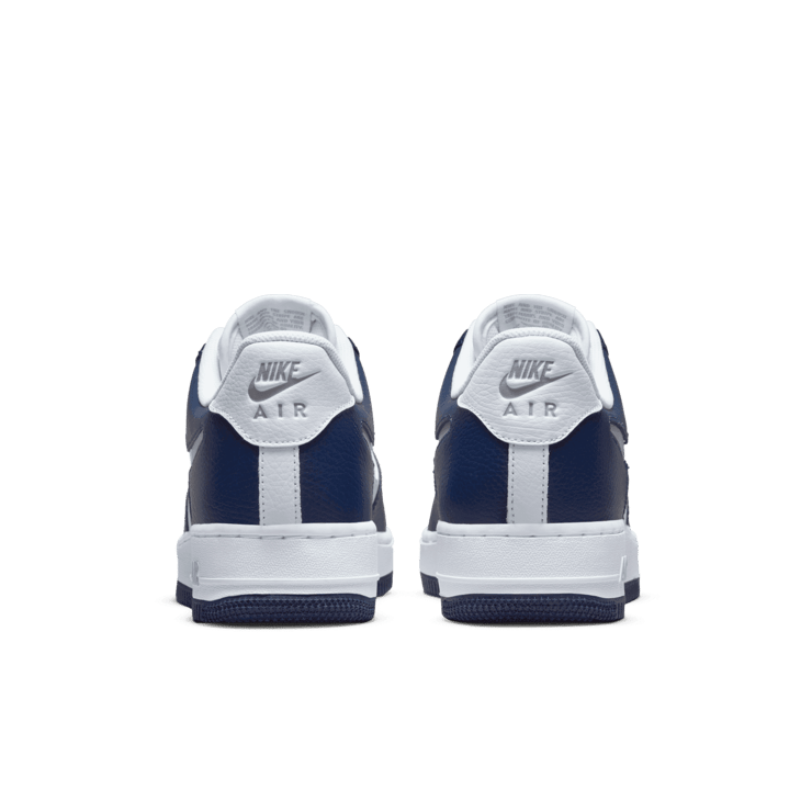 Nike Air Force 1 Low White Navy Grey Angle 3