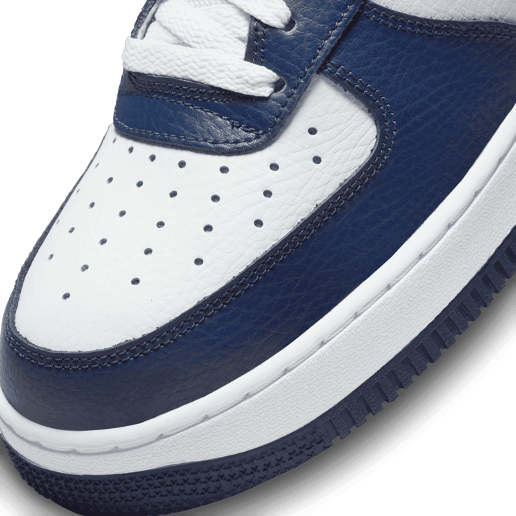 Nike Air Force 1 Low White Navy Grey Angle 4