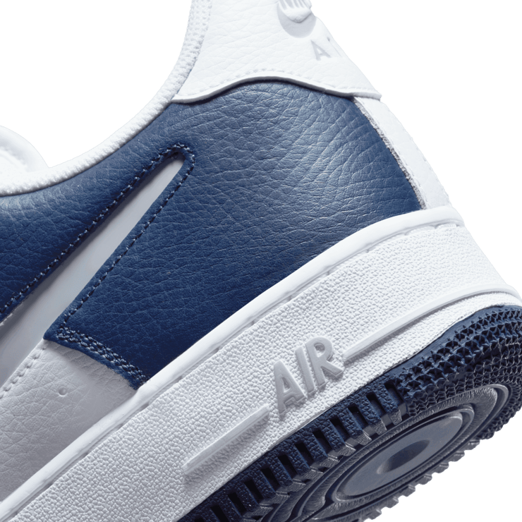 Nike Air Force 1 Low White Navy Grey Angle 5