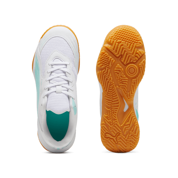Puma Solarflash 3 Big Kid 'White Electric Peppermint' Angle 0