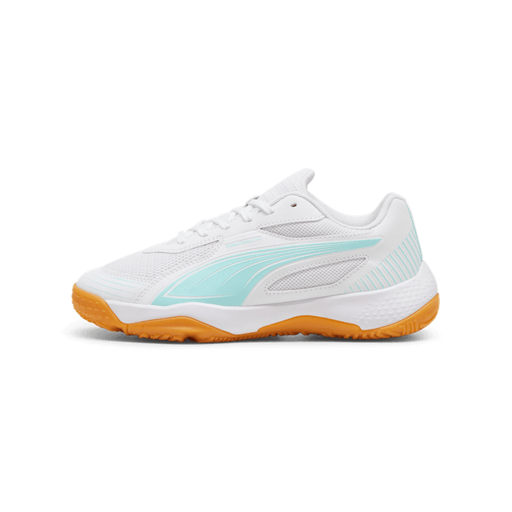 Puma Solarflash 3 Big Kid 'White Electric Peppermint' Angle 1