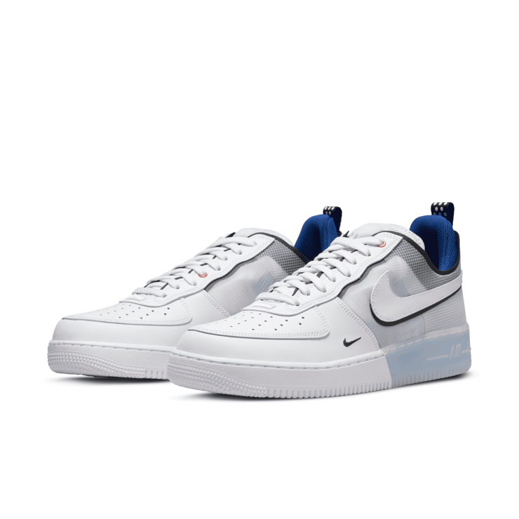 Nike Air Force 1 Low React Split White Photo Blue Angle 3