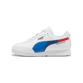 PUMA BMW M Motorsport Roma Via Sneakers in White/Warm White (GS) Angle 1
