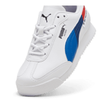 PUMA BMW M Motorsport Roma Via Sneakers in White/Warm White (GS) Angle 2