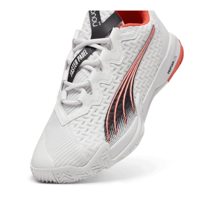 Puma Nova Elite 'White Active Red' Angle 2