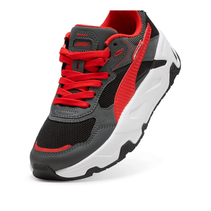 PUMA F1Â® Trinity Sneakers in Shadow Grey/Black (GS) Angle 2