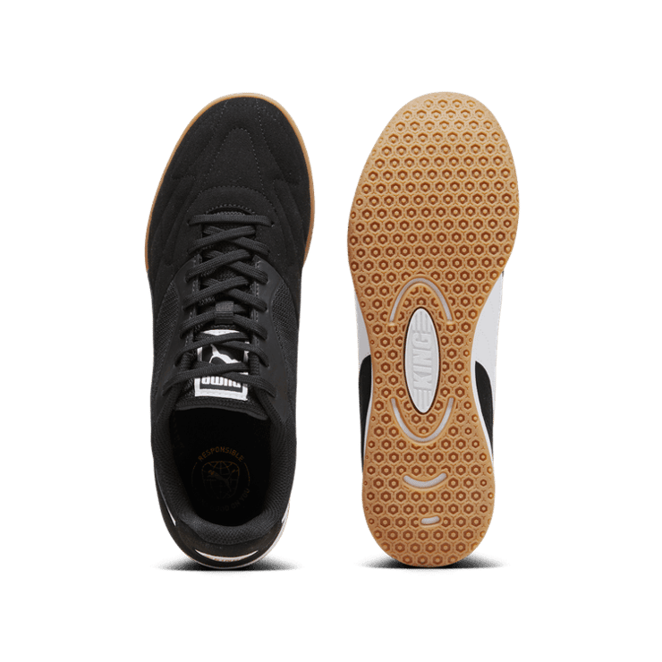 Puma King Top IT 'Black White Gum' Angle 0