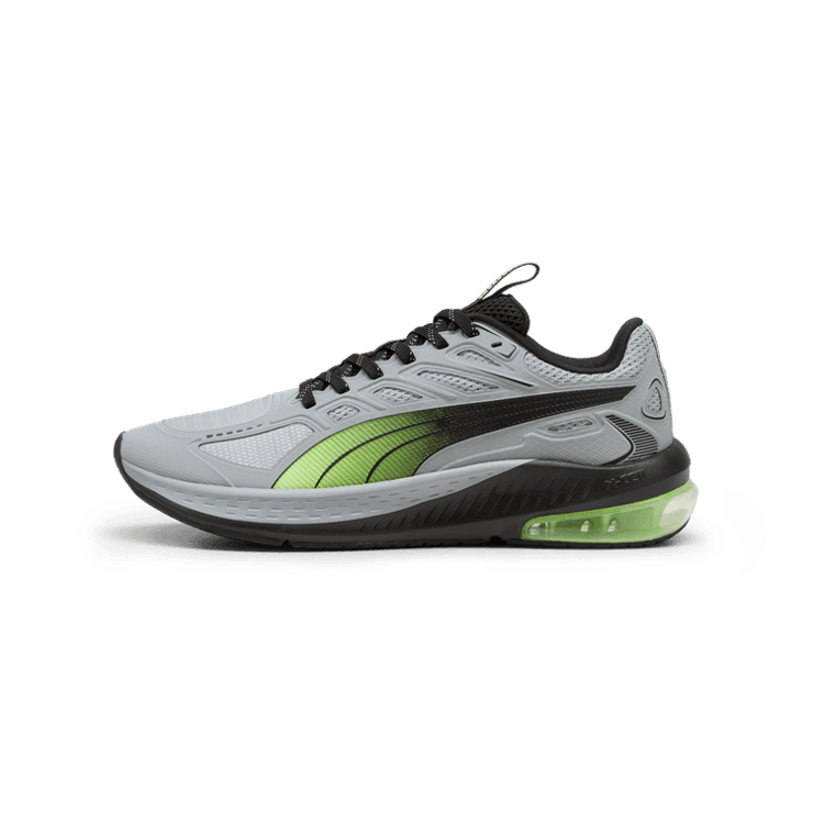 PUMA X-Cell Lightspeed in Cool Mid Grey/Fizzy Apple Angle 1