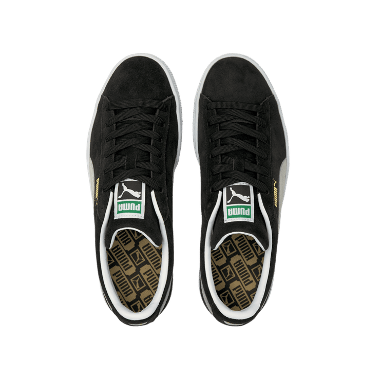 PUMA Suede Classic XXI Sneakers in Black/White Angle 2