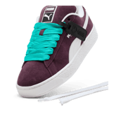 PUMA Mercedes-AMG Petronas F1Â® Suede XL Sneakers in Midnight Plum/White Angle 2