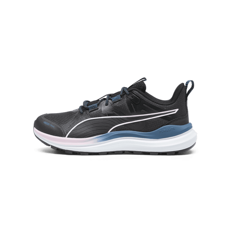 PUMA Reflect Lite Trail in Black/Silver Mist/Ocean Tropic Angle 1