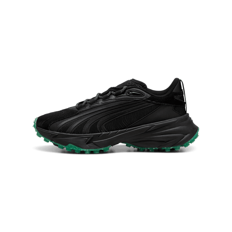 PUMA Mercedes-AMG Petronas F1Â® Spirex Sneakers in Black/Fizzy Green Angle 1