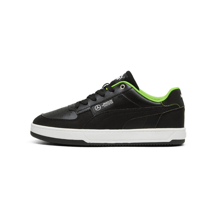 PUMA Mercedes-AMG Petronas F1® Caven 2.0 Sneakers in Black/Fizzy Green Angle 1